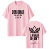 Summer Hot Sale Rapper Don Omar The Last King Tour 2026 Print Tshirts Unisex Unisex Vintage Top Hip Hop Streetwear Oversized Tshirt