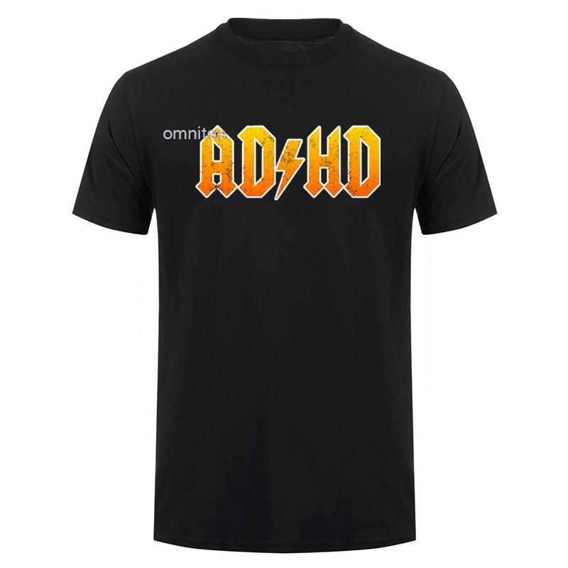ADHD Grappig Hé Kijk Een Eekhoorn ADHD T-shirt Korte Mouw Verjaardagscadeaus Zomerstijl T-shirt Unisex Kleding HJ050