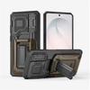 Armor Shockproof Bracket Cover for Iphone 17 Pro Max Iphone17 Air 5G Wallet Card Slots Credit Card Stand Holder Case