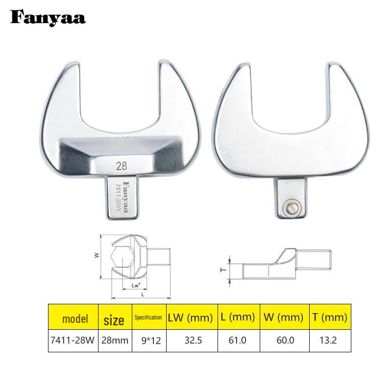 Clés dynamométriques Fanyaa Inserts à fourche