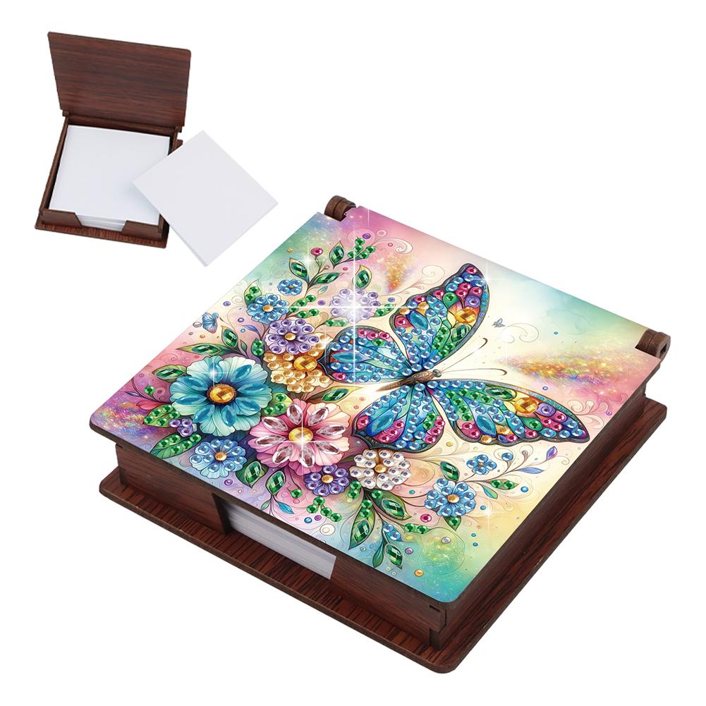 

1pc Diamond Painting Kit Note Box 160 Sticky Notes Diamond Art Notebook Box DIY Diamond Art Note Box for Work Desk Organization