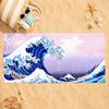 Artwork The Great Wave Off Kanagawa Towel Quick Dry Absorbent Beach Towel for Sports, Fitness, Swimming and Outdoor Activities