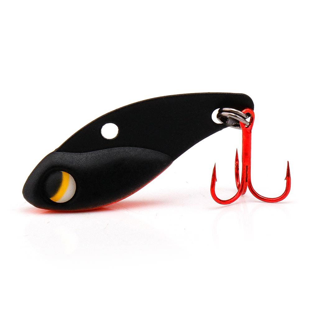Mini Jigging Fishing Lure 25mm 3g Micro Metal VIB Sinking Cicada Wobblers Spoon Artificial Bait With Single Hook Tackle