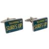 Gdesign Surfs Up Button Cufflinks