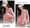 2025 Autumn/Winter Cashmere Wool Blend Round Neck Knitwear Long Sleeve Base Layer Top