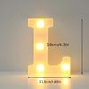 1PC LED Alphabet&Number Lights For Home,Wedding,Proposal,Birthday,Party,Photo Prop, Battery Powered White Decorative Night Light