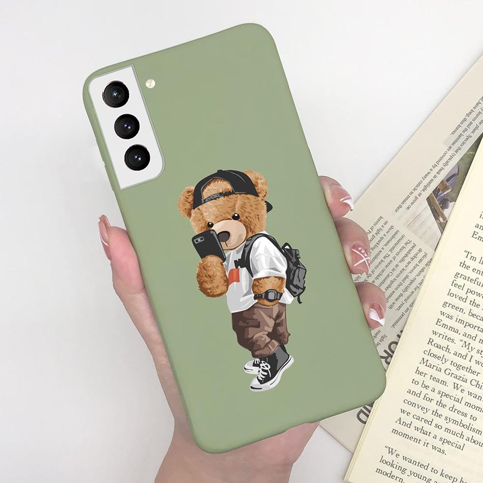 For Samsung Galaxy S21 Plus Ultra FE 5G Case Cute Painted Silicone Soft Protective Phone Cover for SamsungS21 S 21 FE Plus Ultra