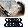 10 Pieces 40mm Bucket Pin Shims Set Gaskets Replacement Black Washers Spacers for 303.5 303CR 304