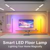 Newest Smart RGB LED Floor Lamp Remote APP Control Music 16 Million Color Changing Standing Mood Light with APP Remote Control
