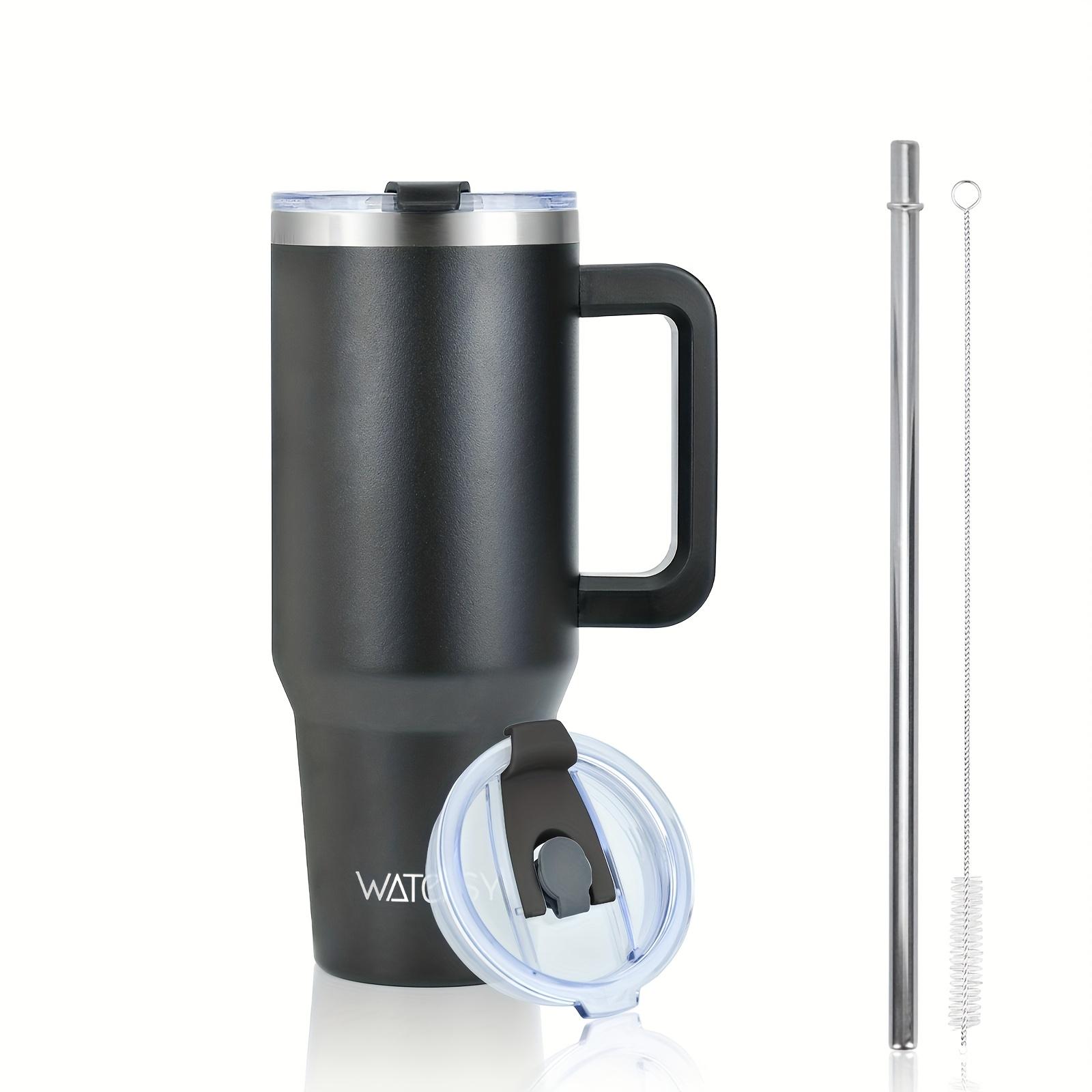 

40oz Stainless Steel Tumbler 304 Insulated Cup Large Capacity Car Cup Coffee Thermos Wholesale 201-300ml чёрный