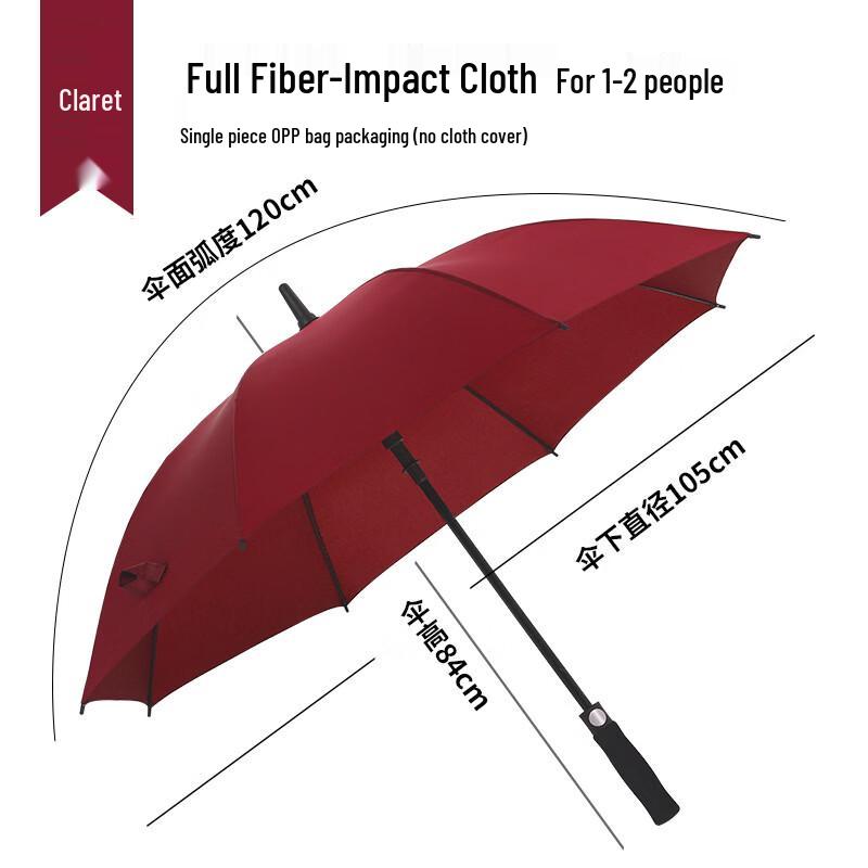 Lion s Quest Large Windproof Straight Golf Umbrella
