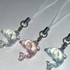 Elegant Small Dolphin Bag Decoration Phone Chain Strap With Hole For Handmade Bracelet Or Keychain Design