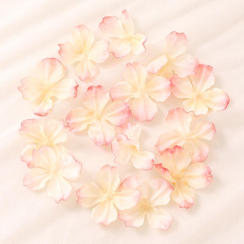 20/50Pcs Artificial Flowers 4.5CM Fake Flower Petal for Home Decor Wedding Decoration DIY Craft Gift Costume Ornament Accessory