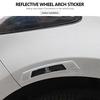 Car Wheel Hub Reflective Stripes Door Handle Safety Warning Sticker For Volvo V60 V90 S60 S80 S90 C30 XC40 XC60 XC70 XC90 V40