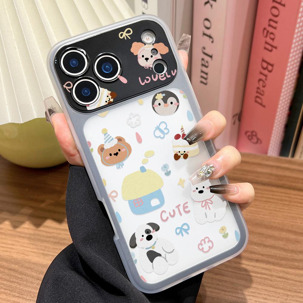 Puppy Penguin Is Suitable for iPhone17promax Two-in-one Mobile Phone Case Apple 16 Niche 15 Generation 14 Simple