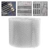 6m Aluminum Gutter Guard Mesh Roll Leaf Filter With 10 Fixing Clips For Roof Drain Protection Debris Blocker Home Improvement