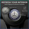 52MM AMG Affalterbach Tree Steering Wheel Emblem Sticker Glossy Resin Decor Decal Fit Mercedes Benz Sedan SUV Sports Car