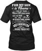 For My Son In Heaven - I Hide Tears When Say T-Shirt Made In USA Size S To 5XL