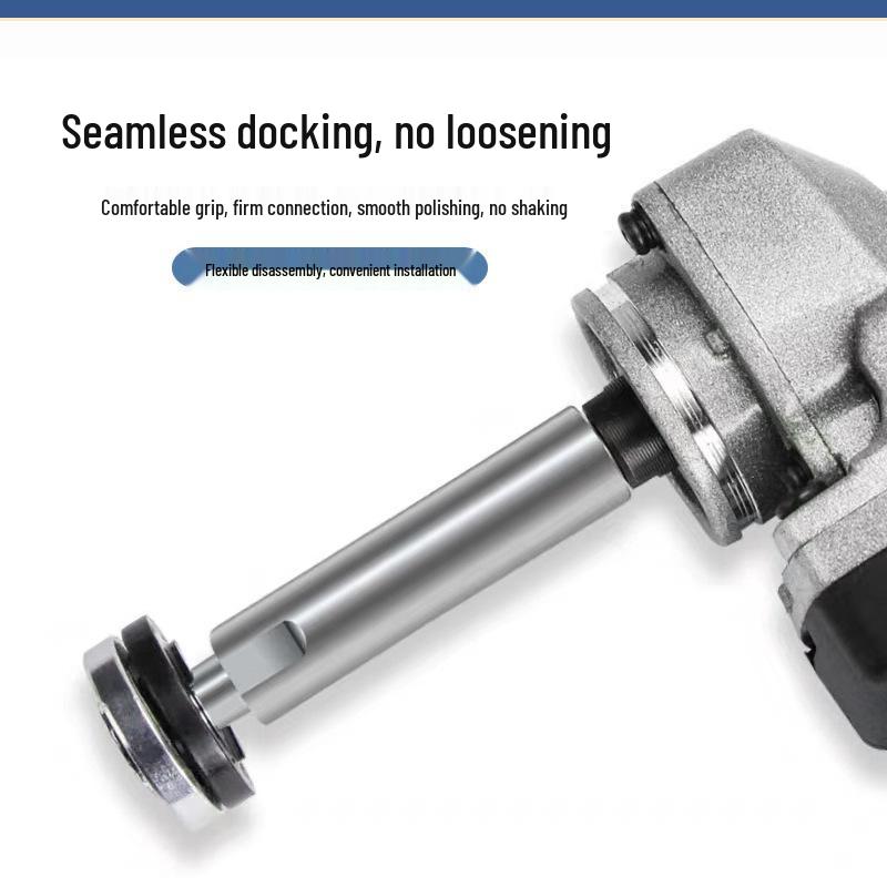 Universal Angle Grinder Polisher Rod with Hex Four-Hole Pressure Plates