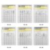 High-Quality Cuticle Remover: 6-Piece Russian Style Manicure Diamond Grinding Head Set