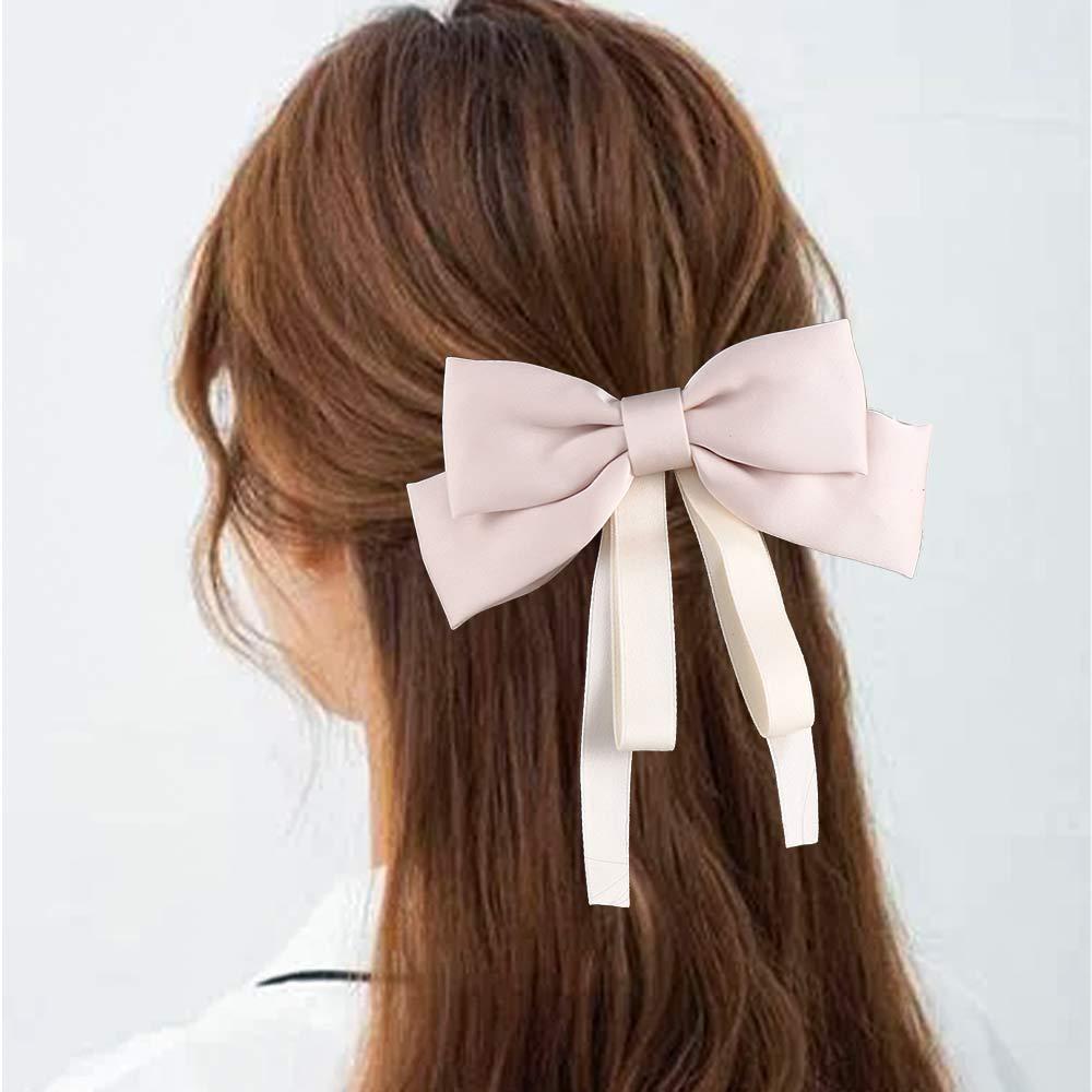 Elegant Tassel Big For Girls Bow Hairpins Korean Barrettes Ponytail Holder Buckle Women Hair Clips