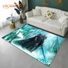 World of Warcraft Joc WOW Lich King DH Covor Covor pentru Acasă Living Room Dormitor Canapea Preș Decor, Covor Antiderapant Podea Mat