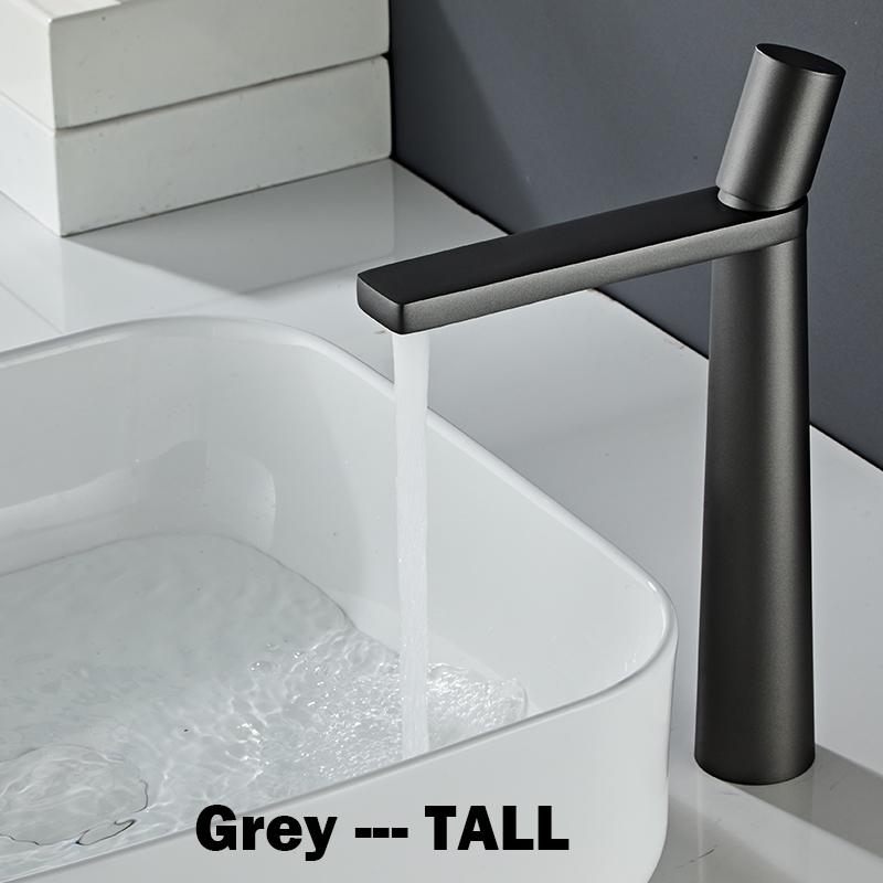 BAKALA Bathroom Faucet Brush gold Basin Faucet Mixer Hot &Cold Bathroom Basin Faucet Mixer Tap Hot and Cold Sink faucet