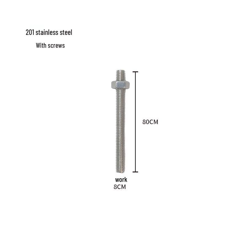 304 Stainless Steel M8/M10 Threaded Rod Bolt Stud