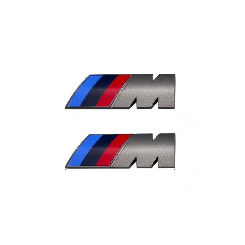 

2pcs For BMW ABS sticker M badge is suitable for Z4m3m4m5m6m1x3mx6m rear label side label sports displacement M badge. 4.5x1.5cm