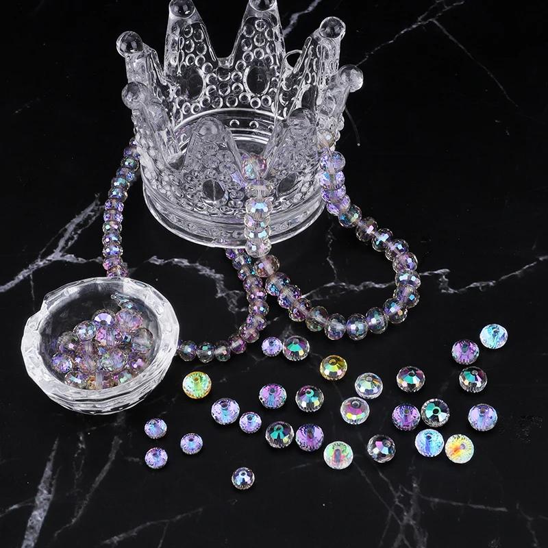 6mm 8mm Austria Crystal Beads 96 Faceted Round Loose Spacer Beads