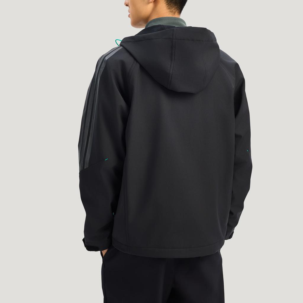 adidas Softshell FW25 Water-Resistant Warm Sports Outdoor Hooded Jacket Men Jacket KR2496