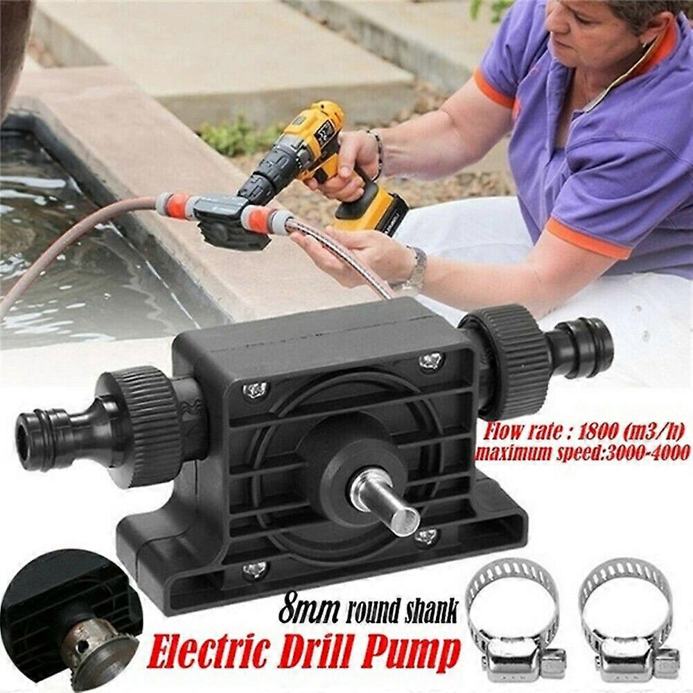 Portable Home Garden Outdoor Tool Electric Drill Pump Diesel Oil Fluid Water Pump Hand Mini Self-priming