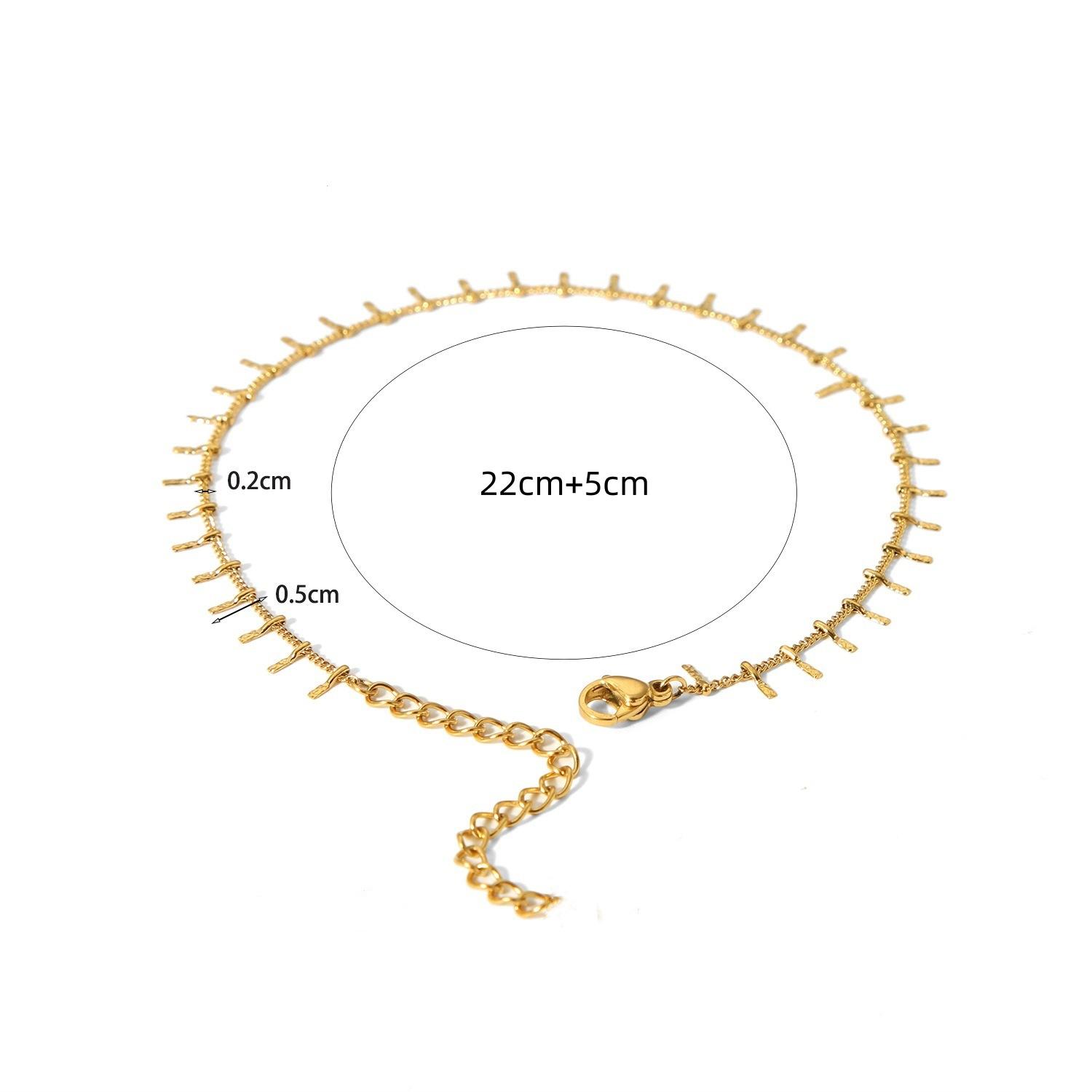 

Women’s Minimalist Stainless Steel Chain Necklace, Hypoallergenic & Tarnish Resistant, Perfect Daily Elegant Jewelry