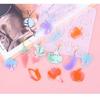 Silicone Earring Molds Resin Drop Jewelry Moulds Fruit/Vegetable Series Jewelry Making Molds for Kids and Teens Crafting