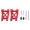 2 Sets RC Aluminum Front Rear Suspension Arms Set for Traxxas LaTrax Teton 76054‑1 1 18 RC Monster TrunkRed