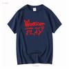 NEW LIMITED Come Out To Play Quote T Shirt vintage Washed Casual Slightly homme graphic Stylish Unisex Soft Breathable