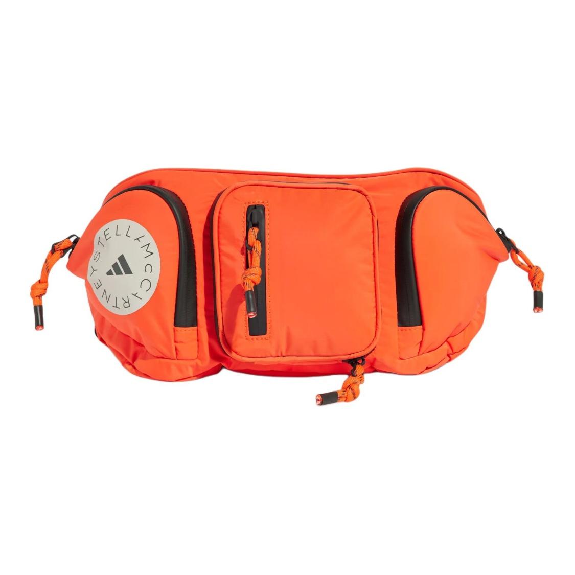 Adidas Recycled Material Polyester Fanny Pack Regular Womens Bright Orange One Size
