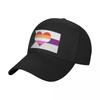 Demisexual Lesbian Pride Flag Baseball Cap Hiking Hat Male Hat Summer Hat Custom Cap Womens Hats For The Sun Mens
