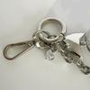 Futuristic Fish Tail Key Ring Lightweight Metal Artwork Matching Casual Or Party Attire Perfectly Fashionable Key Holder