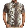 Men's Breathable Quick Dry Cycling Jersey Short Sleeve Half Zip Athletic Shirt Lightweight Performance Top for Outdoor Sports