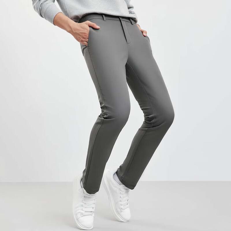 SEPTWOLVES Men's Business Casual Straight-Leg Trousers