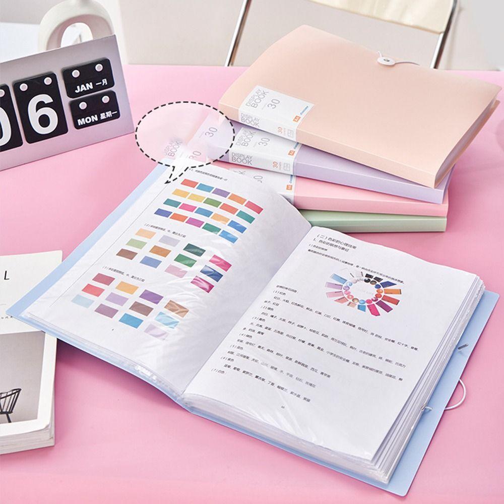 Dustproof A4 File Paper Folder Fashion Information Bag Durable Document Holder Students