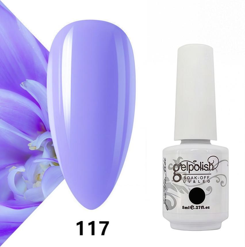 Amber Gel Polish Set: Gel Polish Manicure Kit with Whitening, Base Coat, and Sealer.