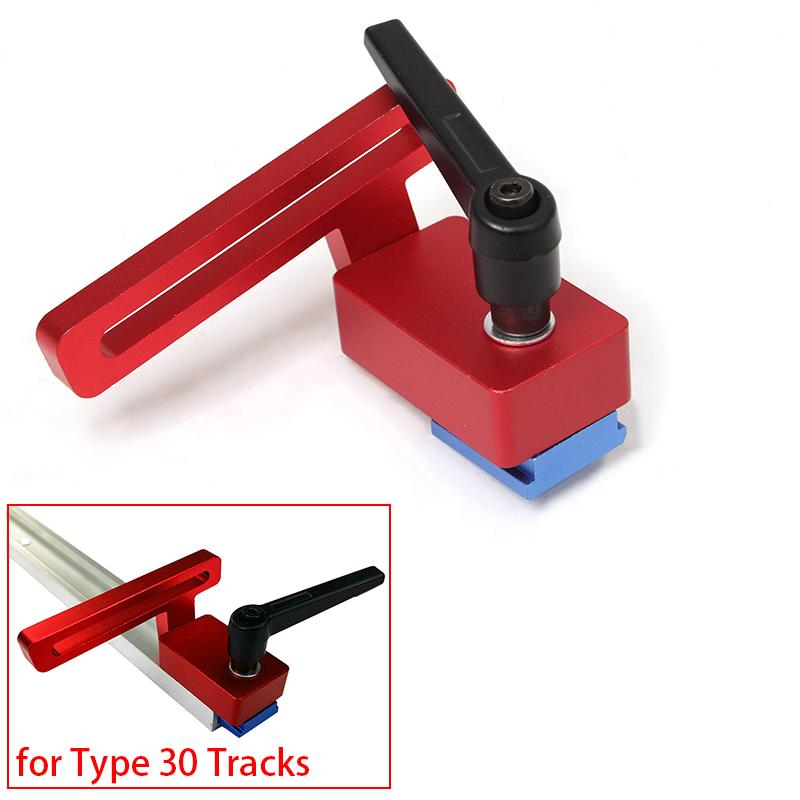 1Pc 19/30/45/75Type T-tracks T-Slot Aluminium Alloy Miter Track Jig Miter Bar Slider Table Saw Router Table DIY Woodworking Tool
