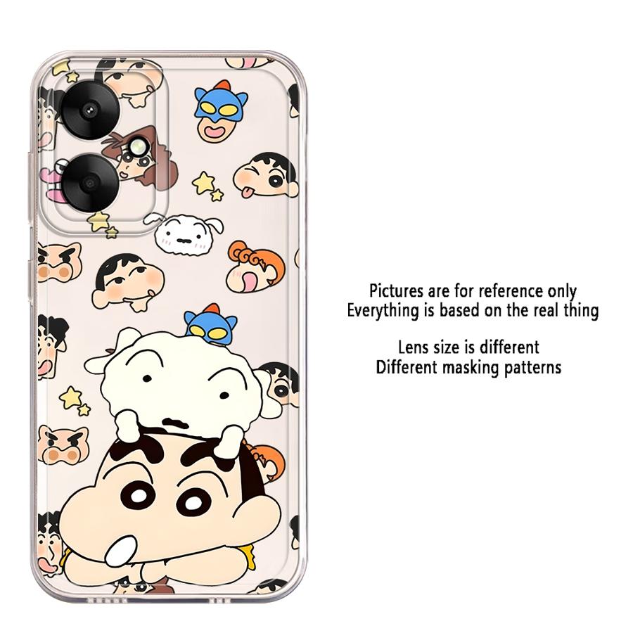 Soft Phone Cover Case for Xiaomi Mi 11 Lite 11T Pro Shin Cartoon Little White