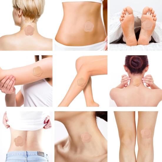 10/15/20/30Pcs Self-Adhesive Castor Oil Pads Disposable Easy Apply Oil Patch Anti-Leakage Design Breathable Belly Button Skin Adhesive