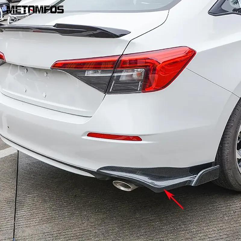 Front Corner Bumper Trim For Honda Civic Sedan 11th - 2024 Carbon Fiber Anti-Collision Strip Accessories Car Styling