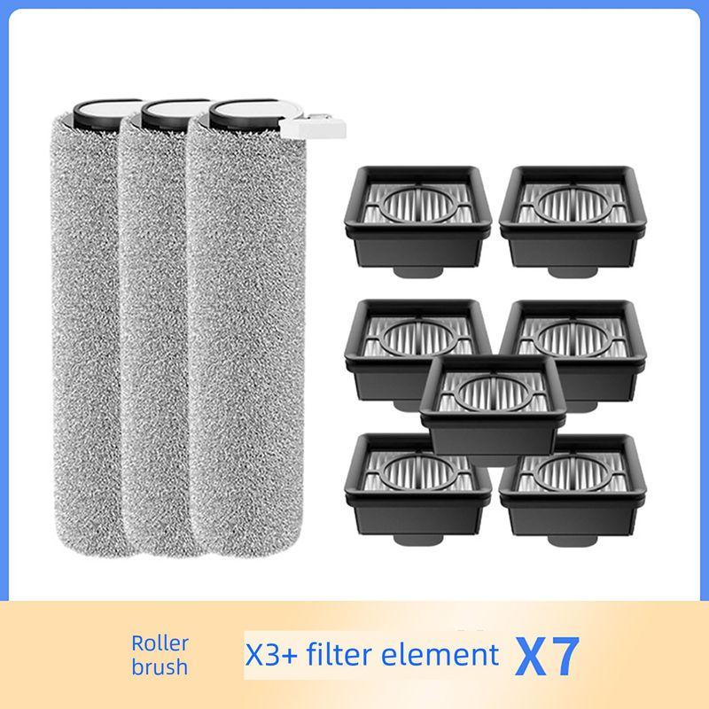 Compatible with Xiaomi Mijia 2C 4C 2Lite Floor Cleaning Machine Roller Brush Filter Cleaning Fluid Consumables Accessories