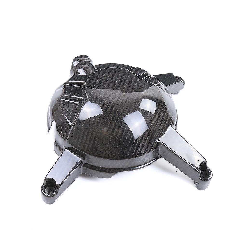 Yamaha R3 Carbon Fiber Engine Cover - Modified Protective Motorcycle Accessory 3K Dry Carbon.