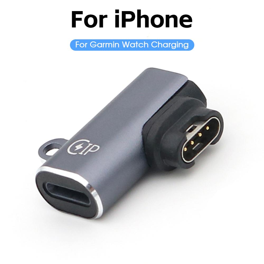 Charging Cable for Garmin Fenix 7/7S/7X/6/6S Forerunner 745 Venu Instinct Micro USB Type C IOS Watch Charger Adapter Converter